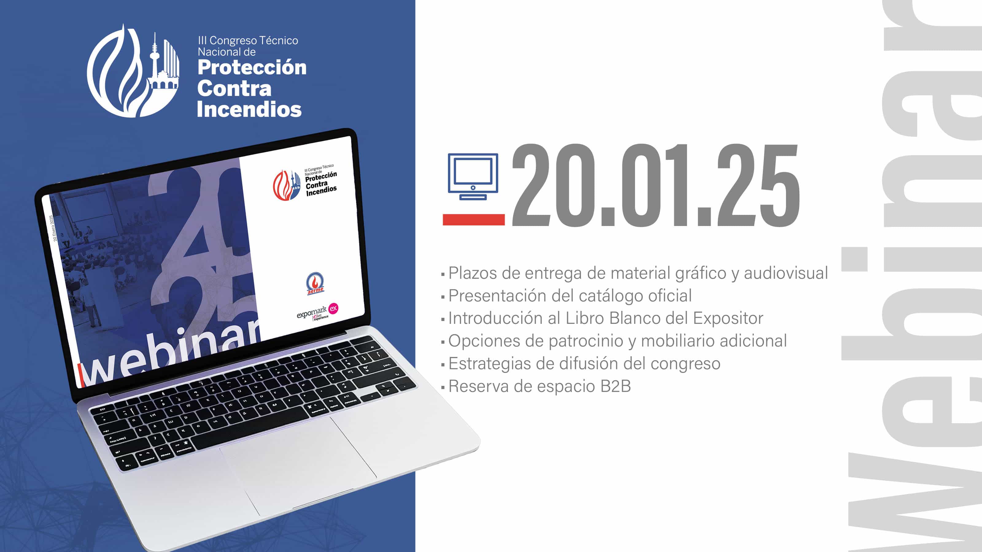 Webinar de AERME - 20 de Enero 2025 - Preparativos para el Congreso