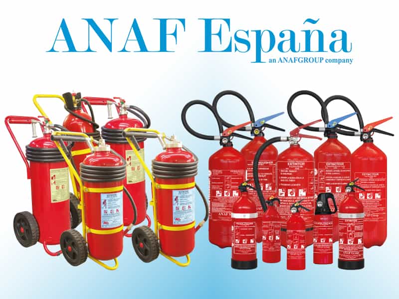 Anafgroup, líder europeo en extintores, te esperamos en el stand A-03