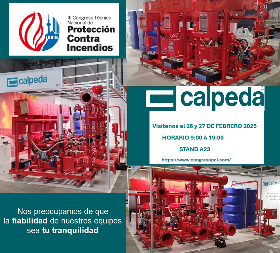 Congreso AERME 2025: Calpeda Presenta sus Equipos Contraincendios