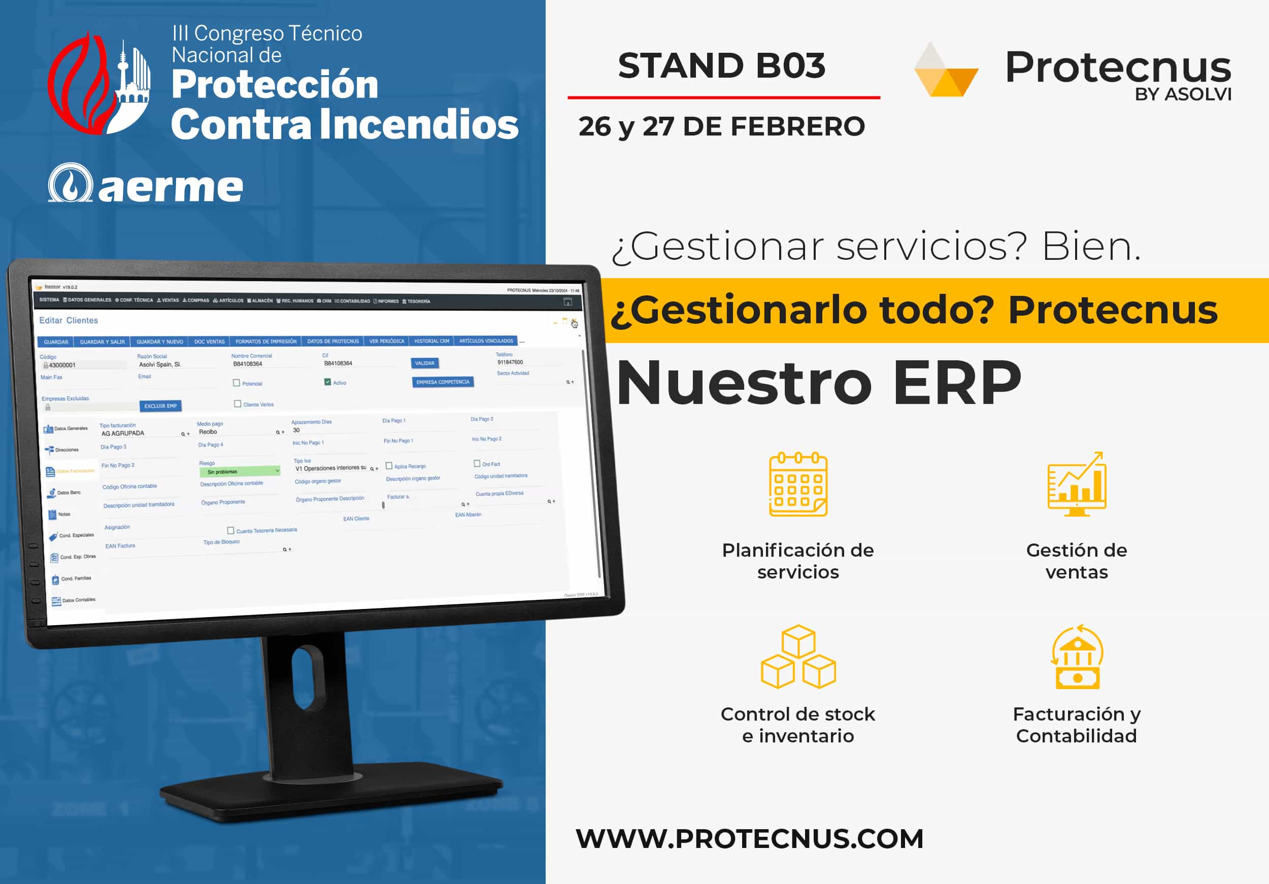 Protecnus en el III Congreso Técnico Nacional de Protección Contra Incendios